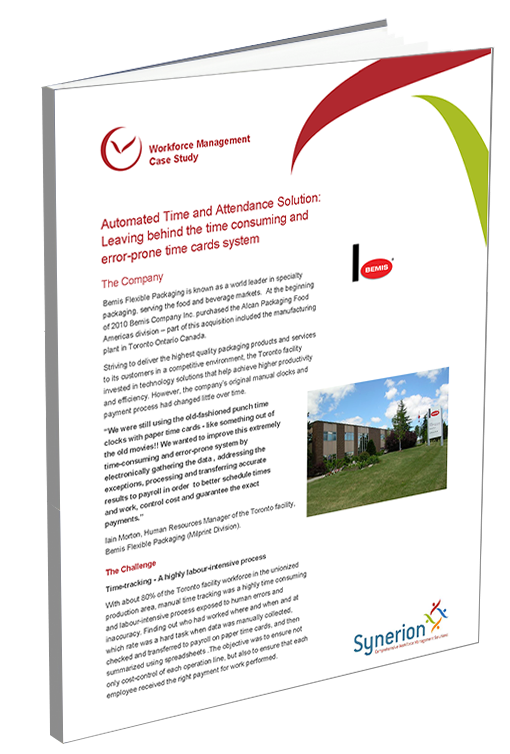 Synerion Case Study Bemis Flexible Packaging
